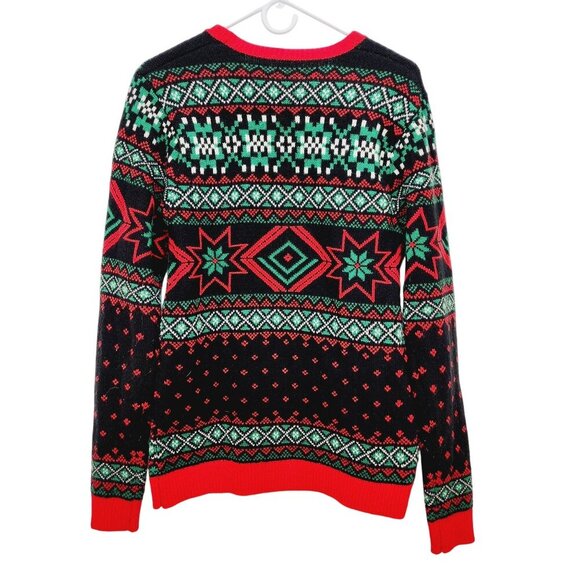 Holiday Time Santa "Ho Ho Ho" Christmas Sweater S/CH (35-37) - Picture 2 of 11